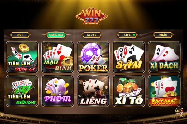 Win777 - Sân chơi đỉnh cao đa dạng game bài hấp dẫn